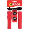 gripy 4RACE tvrzené pěnové NBR127mm červené