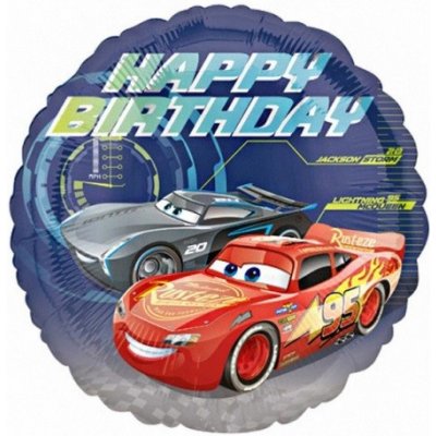 Anagram Fóliový balón 18\ McQueen Happy Birthday