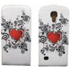 Smartfony-it Puzdro Flip Vertical pre Samsung Galaxy S4 vzor srdce-červené. - NR2027