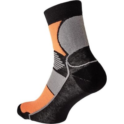 Knoxfield BASIC ponožky čierna/červ
