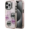 Karl Lagerfeld IML Multi K&CH Heads Zadní Kryt pro iPhone 15 Pro Max Pink