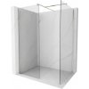 MEXEN/S - Kioto Sprchová zástena WALK-IN 110 x 110, transparent, nikel kartáčovaný 800-110-202-97-00-110