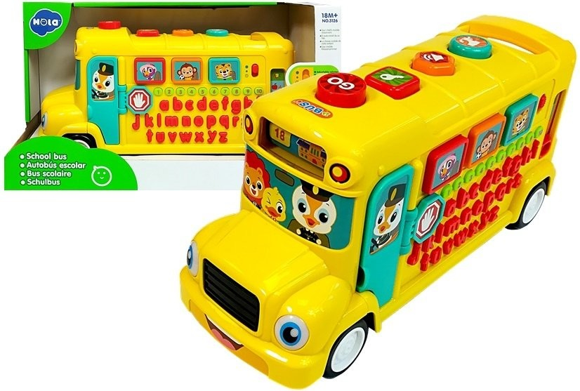 Huile Toys interaktívny náučný autobus so zvukmi School Bus od 31,9 € -  Heureka.sk