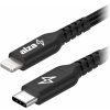 AlzaPower APW-CBMFI94005B AluCore USB-C to Lightning MFi, 0,5m, černý