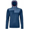 Ortovox dámská merino mikina Fleece Plus Anorak W | farba: petrol blue, veľkosť: L