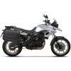 Kompletní sada bočních černých hliníkových kufrů SHAD TERRA BLACK 36L/47L , včetně montážní sady SHAD BMW F 650 GS/ F 700 GS/ F 800 GS