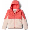 Columbia Powder Lite Novelty Hooded Jacket Dievčenská Bunda Farba: Blush Pink, Peach Blossom, Veľkosť: M 2009961614