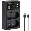 K&F EN-EL15 Digital Camera Dual Channel Charger with type c Charging Cable K&F Concept