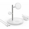 Anker Nabíjacia Stanica MagGo (B25M3321) - Qi2, pre Apple, 15W, s USB-C nabíjačkou a káblom Type-C, 40W - Biela
