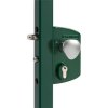 LOCINOX LEKQ 6005 - komplet zámkovej krabice pre profil 60 až 80 mm, s funkciou otvárače, Fail Open, pre krídlové bránky, zelený