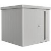 Biohort Neo 2B jednokrídlové dvere 222 x 222 cm strieborný metalický