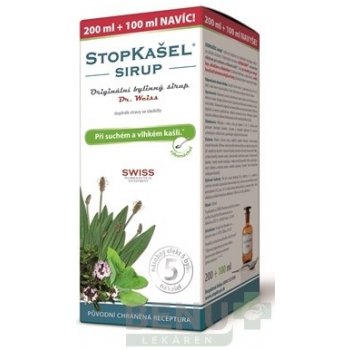 Dr. Weiss Stopkašel sirup + selen 200+100 ml