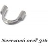 Koncovka na lanko, drôt - chránič šnúrky - nerez.oceľ 316