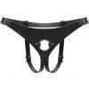 Liebe Seele Dark Secret Deluxe Leather Strap On Harness, kožený strap-on postroj