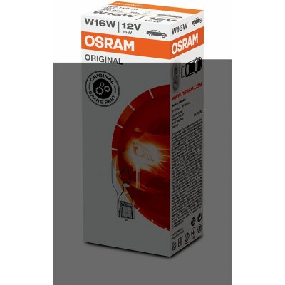W16W Osram, 12V 16W W2.1x9.5d, ORIGINAL