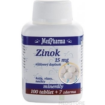 MedPharma Zinok 15 mg 107 tabliet od 2,99 € - Heureka.sk