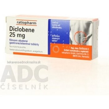 Diclobene 25 mg tbl.fle.20 x 25 mg