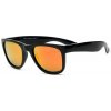 10+Wayfarer Čierne s oranžovými sklami