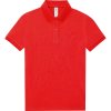 B&C Polokošile B&C My Polo 180 women, krátký rukáv, dámská COT01W46100405-red 2XL Červená