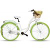 Retro bicykel GOETZE COLOURS bielo zelený