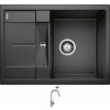 Blanco METRA 45 S Compact antracit 519561 + Blanco MIDA-S chróm 521454