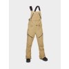 Volcom Elm Stretch Gore Bib Overall (dark khaki) S, béžová