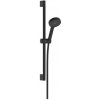 Hansgrohe Activera S - Set sprchovej hlavice, tyče a hadice, EcoSmart, matná čierna - 28041670
