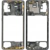 Samsung Galaxy A71 A715F - Stredný Rám (Prism Crush Black) - GH98-44756A Genuine Service Pack, Prism Crush Black