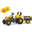 Rolly Toys šliapací traktor Rolly Junior s Farm vlečkou žltý