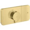 Axor One - Termostatická sprchová batéria pod omietku, kefovaná mosadz 45711950