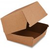 Wimex Box na burger, PAP nepremastiteľný kraft 11 x 11 x 9 cm