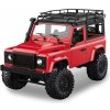 Popron.cz D90 Rock Crawler Defender 4WD 2,4 GHz LED 100% RTR červená 1:12