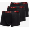 Hugo Boss Logo-Waistband Stretch Trunks 3-Pack Black S S