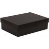 Darčeková krabička s vekom 350x250x100 mm, čierna