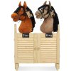 VEĽKÁ DVOJITÁ STAJŇA S DVIERKAMI PRE HOBBY HORSE SUPER