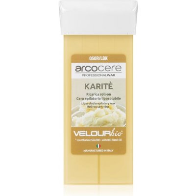 Arcocere Professional Wax Karité epilačný vosk roll-on náhradná náplň 100 ml