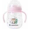 KikkaBoo Hrnček so silikónovým náustkom 240ml Savanna Pink