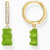 Thomas Sabo x Haribo kusová náušnica Green goldbear CR726-414-6