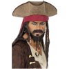 Pirátsky klobúk s vlasmi a šatkou - Jack Sparrow
