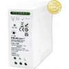 Qoltec 50884 | DIN napájecí zdroj s funkcí UPS 27,6 V DC / 60 W (Tento zdroj UPS pro montáž na DIN lištu podporuje vstupní napětí v rozsahu 220 V AC až 240 V AC. Jeho výstupní napětí je 27,6 V DC. Je