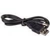 Kabel USB Akyga USB-A - 5.5 x 2.1 mm 0.8 m Czarny (AK-DC-01)