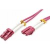 Fiber kábel LC-LC,10m, MM Duplex OM4 (50/125µm), fialový 21998758