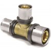 PipeTec Mosadzná lisovacia spojka T 26x3 / 16x2 / 20x2 mm TH