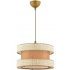 Asir | Závesné svietidlo HALO na lanku 1xE27/60W/230V béžové/krémové | AS2540