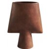 101 Copenhagen ApS Váza SPHERE Square Mini Terracotta d 21 cm x š 9 cm x v 25 cm