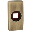 MPkovania FT - Rozeta 276 - POD KĽUČKU - 60 x 30 mm, rozety pod kľučku, BRM - bronz matný (F43)