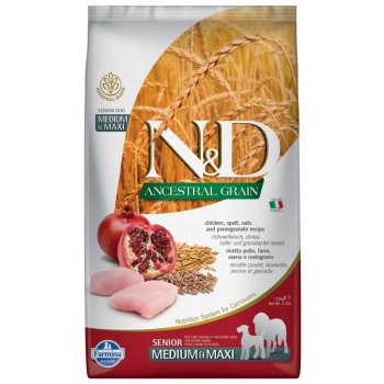 N&D dog Low Grain Adult Mini Chicken, Spelt, Oats & Pomegranate 2,5 kg