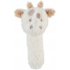 NATTOU Hračka plyšová hrkálka Teddy žirafa 14 cm, 0m+