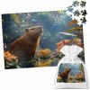 PUZZLE KLASICKÉ - ZVIERATÁ KAPYBARA MÓDNE – 96 dielikov