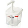 ARAVEN Dávkovač na omáčku s pumpičkou, nádoba GN 1/6, porcia 10 ml | ARAVEN, 3786